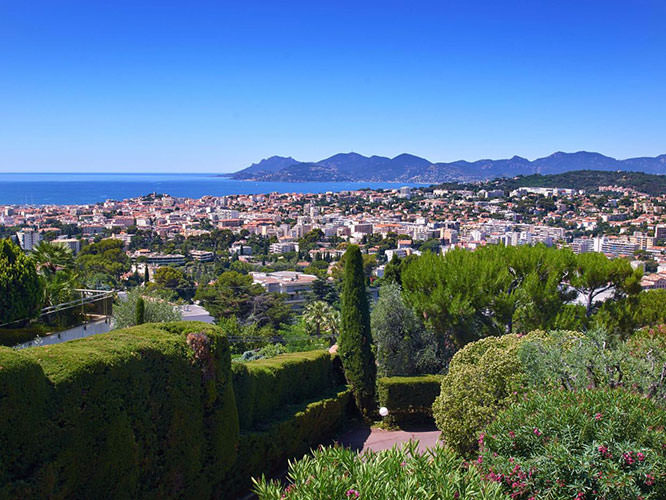 View of Cannes from Le Cannet French Riviera