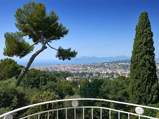 View of Cannes from Le Cannet French Riviera