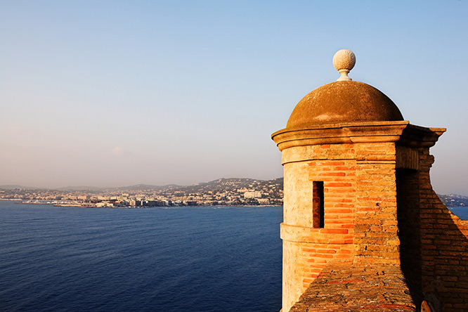 The Famous Ile Sainte Marguerite Island Jail, across from Cannes, France