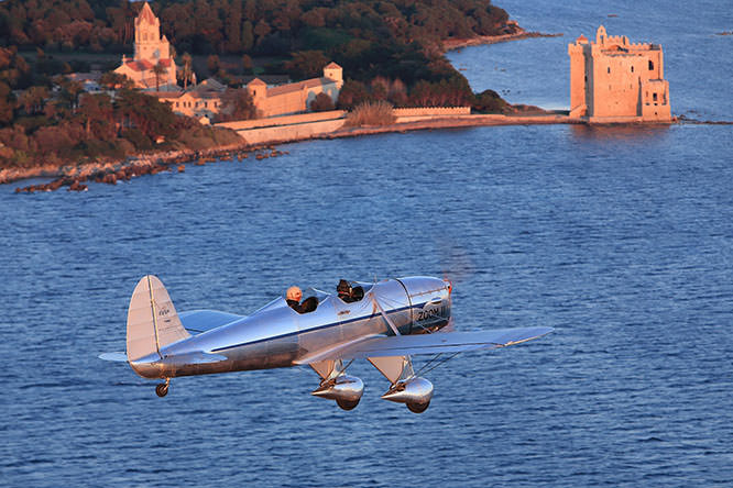 Flying over St Honorat