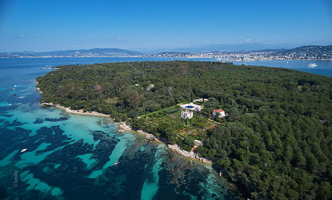 nique private waterfront estate on Ste Marguerite island
