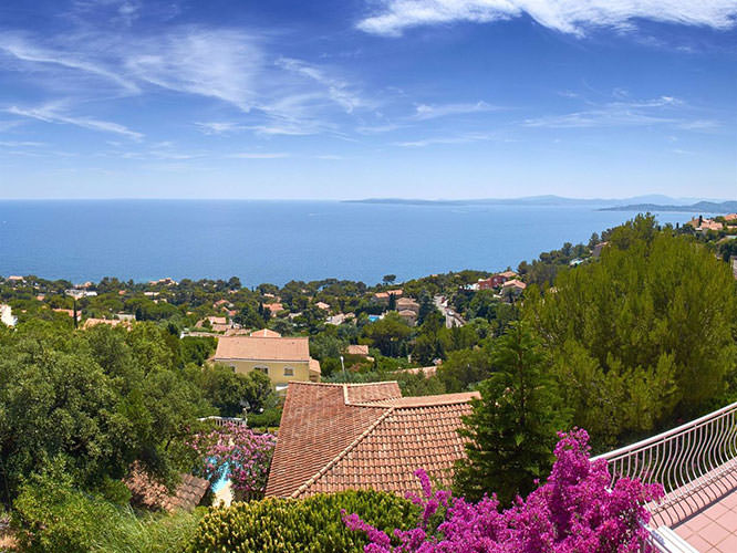 Residential hills of Les Issambres French Riviera