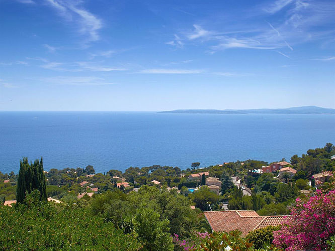 Residential hills of Les Issambres French Riviera