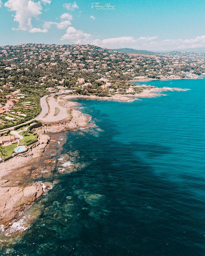 Les Issambres aerial view