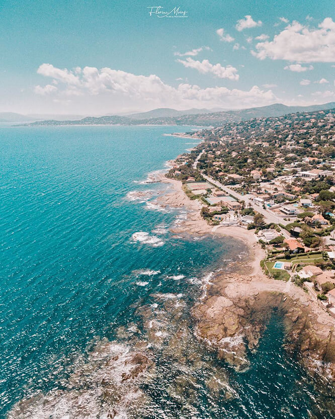 Les Issambres aerial view