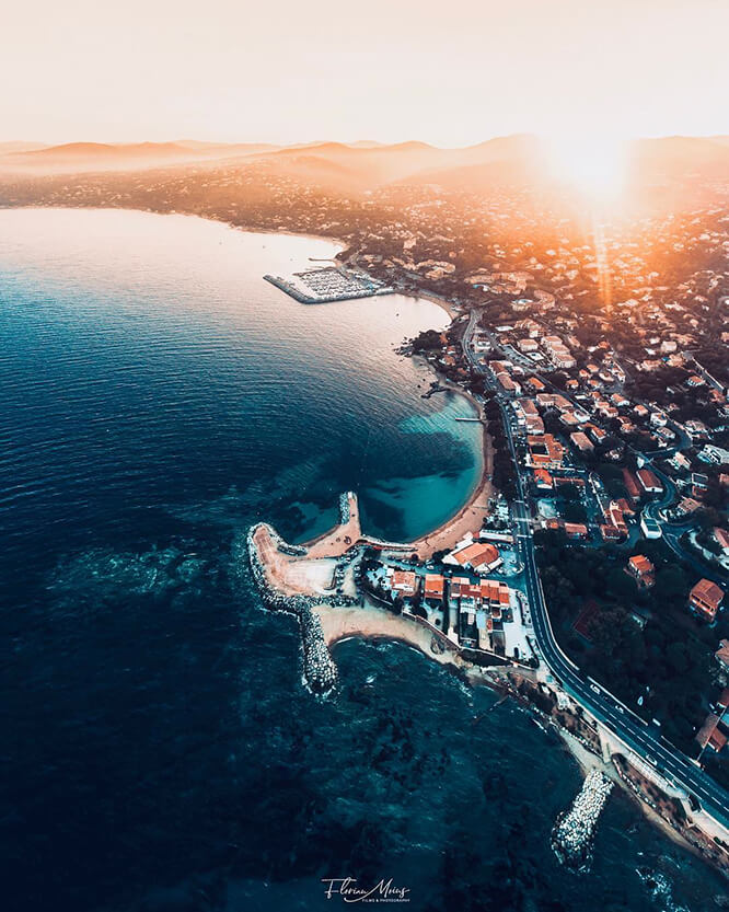 Les Issambres aerial view