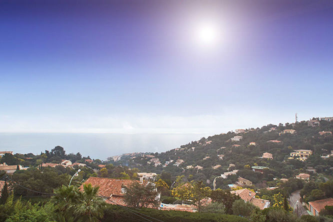 Residential hills of Les Issambres French Riviera