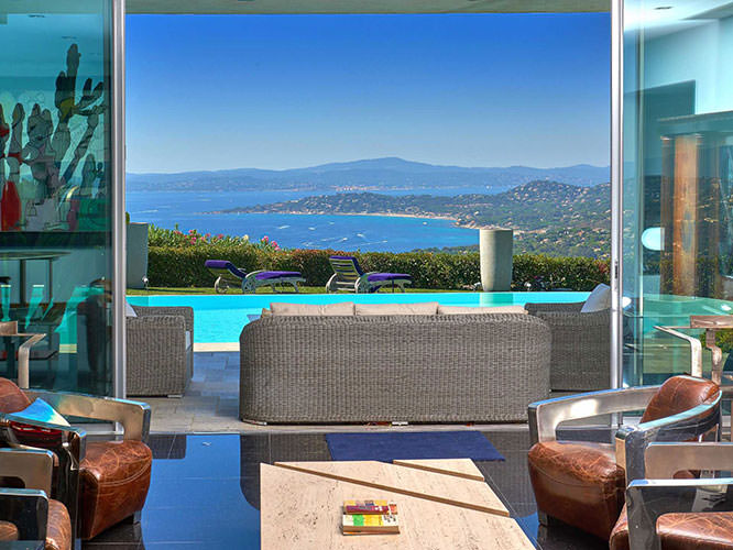Sea view in Les Issambres French Riviera