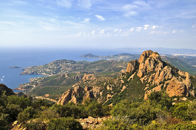Esterel near Agay French Riviera