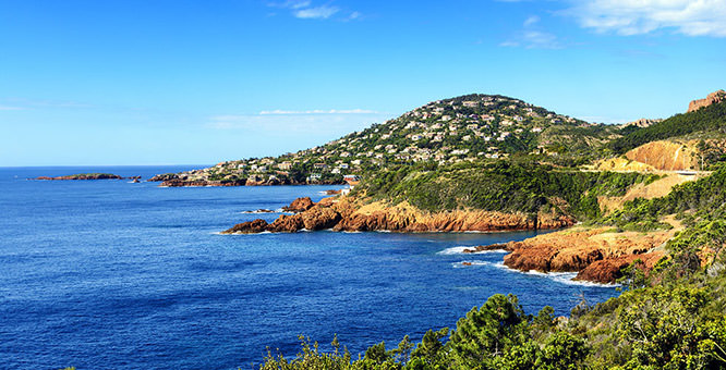 Esterel near Agay French Riviera