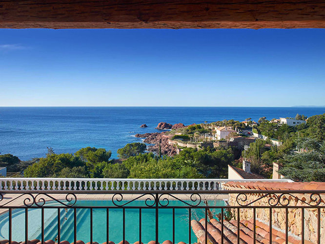 Sea view in Agay