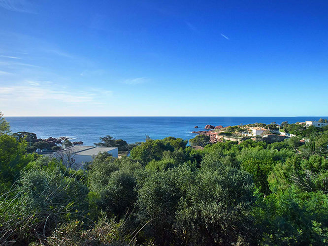 Sea view in Agay