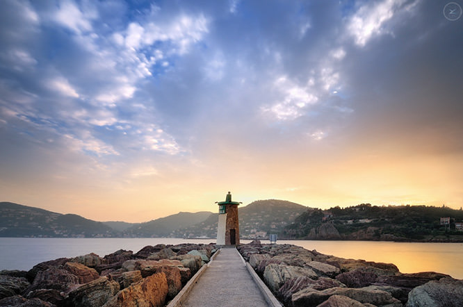 Sunset on the Bay, La Napoule French Riviera