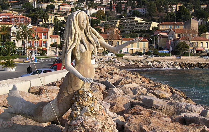 La Sirène du port de Garavan Menton Menton French Riviera