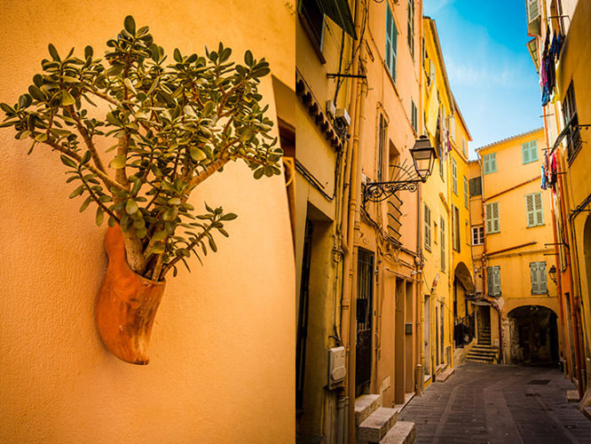 Narrow Street in Menton