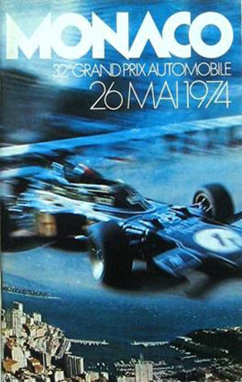 Monaco F1 Grand Prix 1974 Illustration