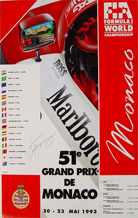 Monaco F1 Grand Prix 1993 Illustration