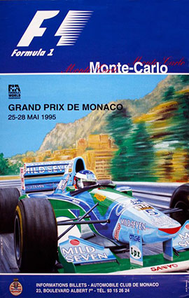 Monaco F1 Grand Prix 1995 Illustration