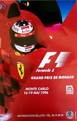 Monaco F1 Grand Prix 1996 Illustration