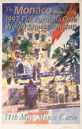 Monaco F1 Grand Prix 1997 Illustration