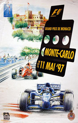 Monaco F1 Grand Prix 1997 Illustration