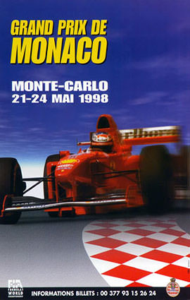 Monaco F1 Grand Prix 1998 Illustration