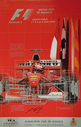 Monaco F1 Grand Prix 2000 Illustration