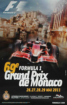 Monaco F1 Grand Prix 2011 Illustration