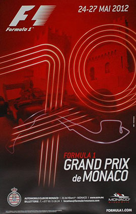 Monaco F1 Grand Prix 2012 Illustration
