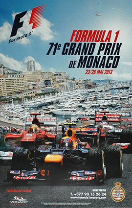 Monaco F1 Grand Prix 2013 Illustration