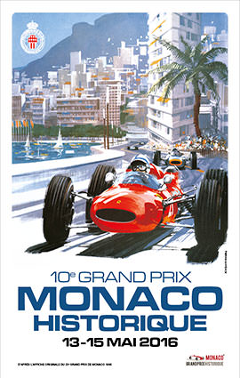 Monaco F1 Grand Prix 2016 Illustration