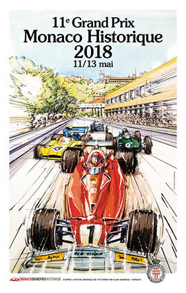 Monaco F1 Grand Prix 2018 Illustration