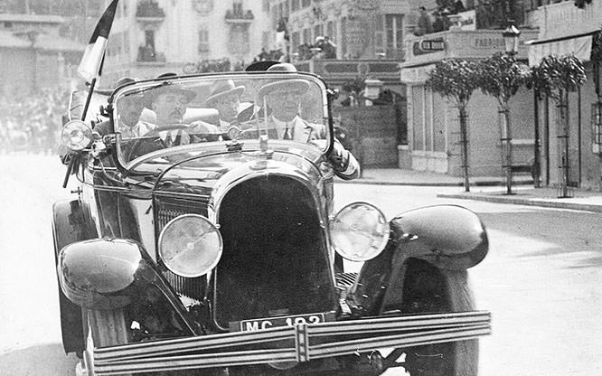 The prince of Monaco in 1929