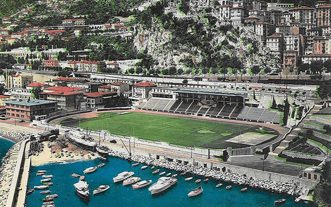 Old Monaco Football Stadium in 1960