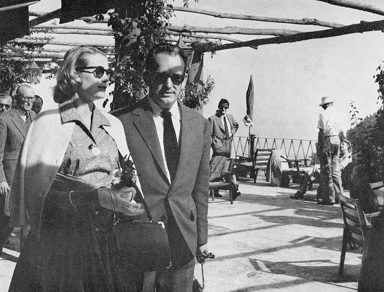 Princess Grace and Prince Rainier of Monaco Portofino 1957