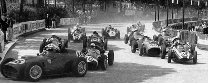 1959 - 17e Grand Prix Automobile, Jean Behra sur Ferrari (n°46)