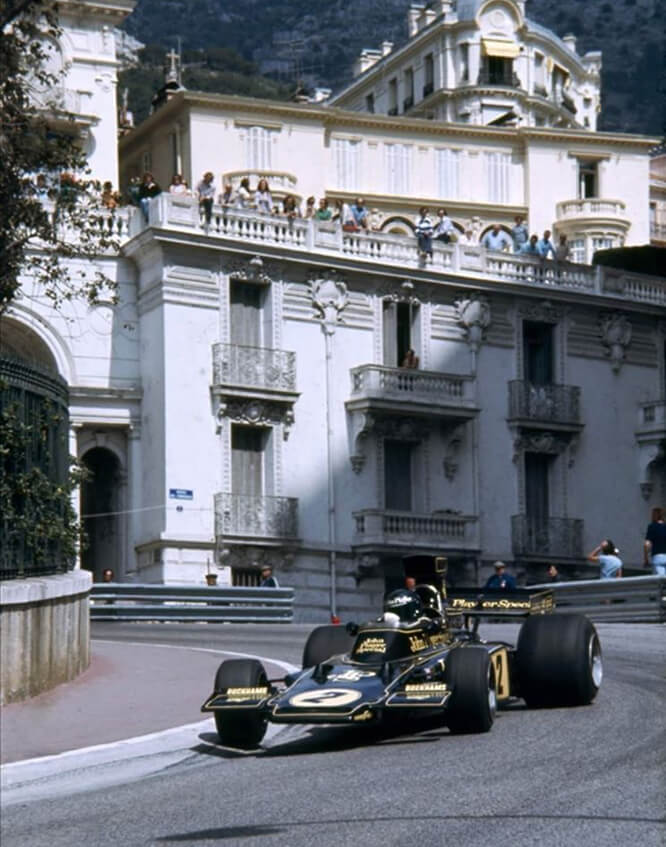 JackyIcks (Lotus Ford) Grand-Prix de Monaco 1974