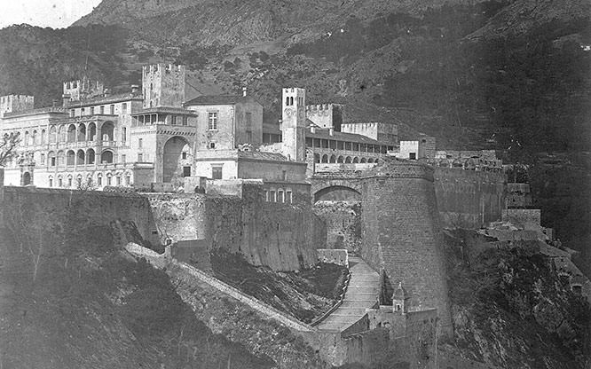 Rock of Monaco in 1864