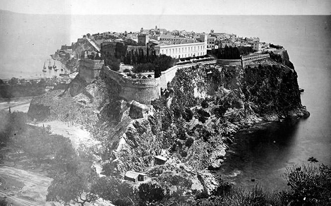Rock of Monaco in 1866