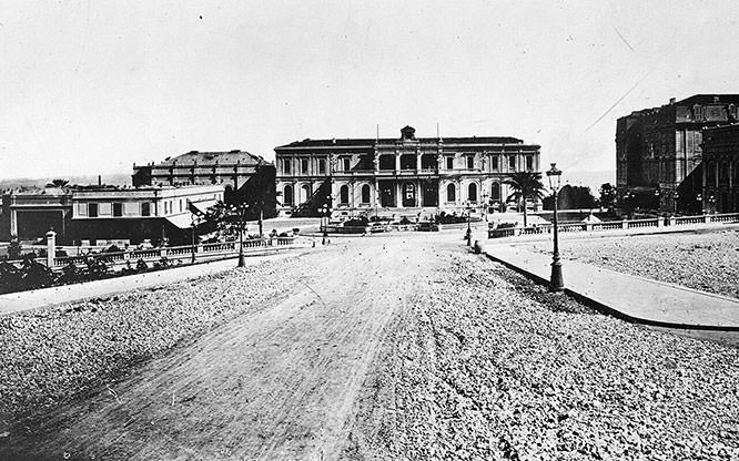The casino in 1870