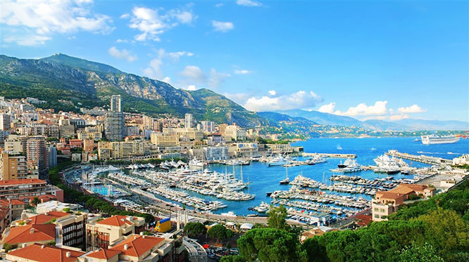 Monte Carlo city panorama