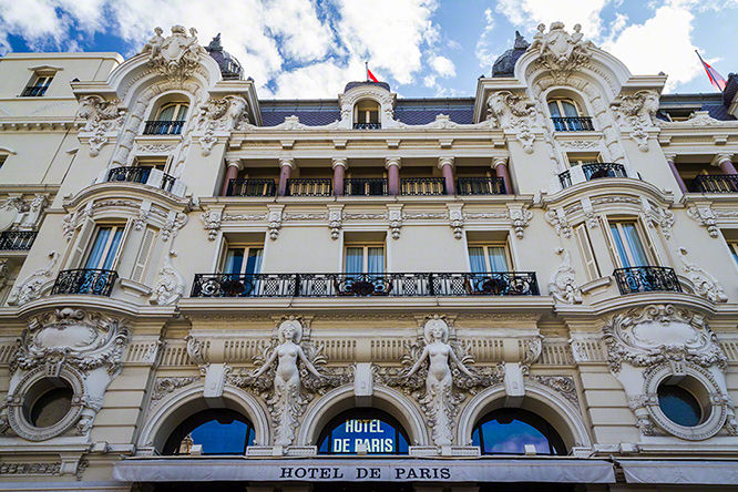 Front facade of Hôtel de Paris