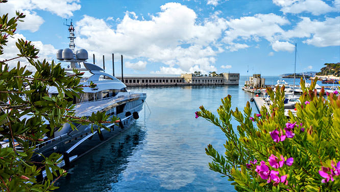 Yacht in Monaco