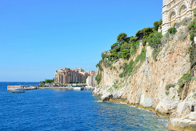 Port of Fontvieille in Monaco