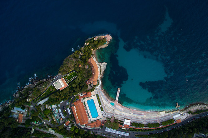 Monte Carlo Beach from above