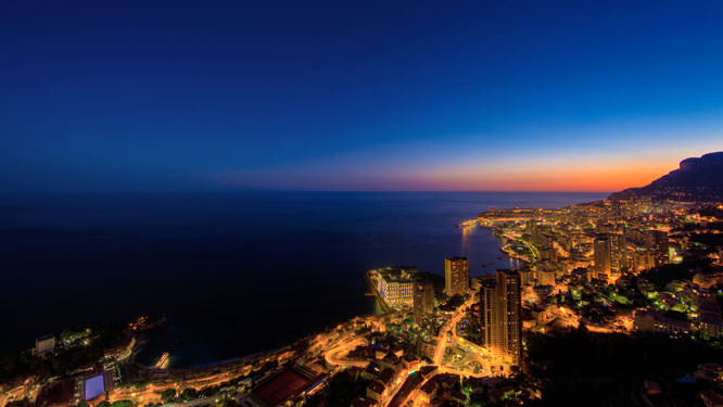 Vista Palace view in Monaco