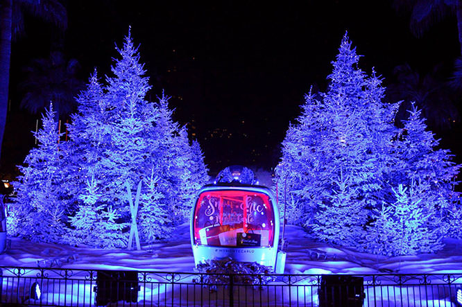 Christmas decoration in Monaco