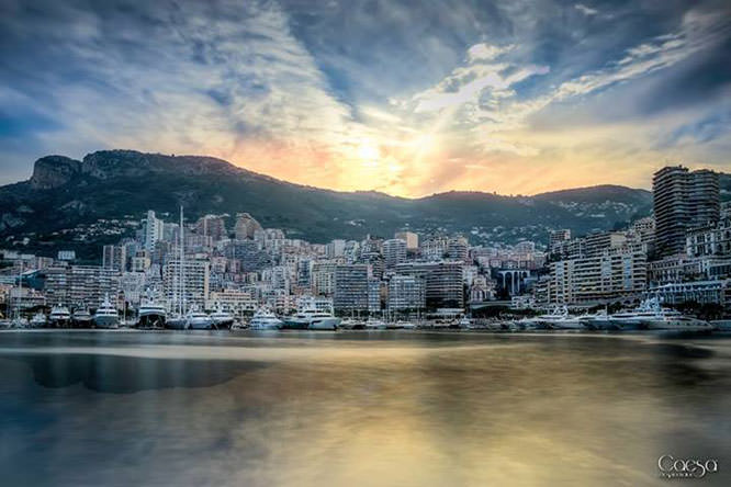 Monaco from the Port