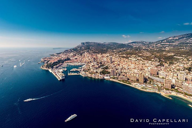 Aerial View of Monaco