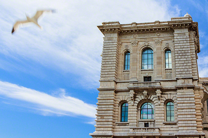 Oceanographic Museum building, Monaco.